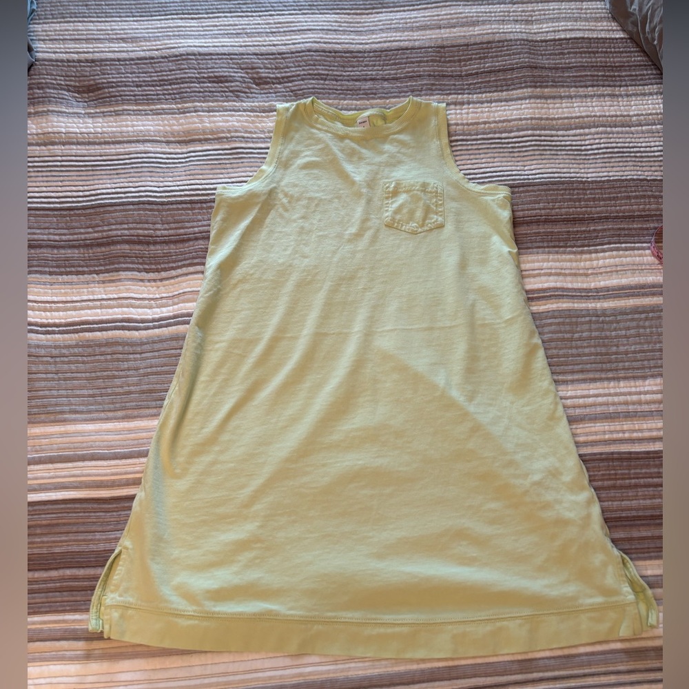 Old Navy  Mini T-Shirt Dress Relaxed Fit Light Green Sleeveless Size Small